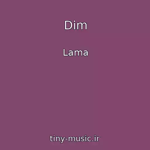 کاور آهنگ Dim از Lama