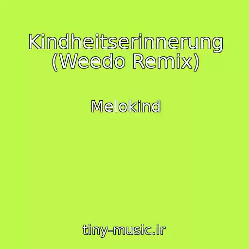 کاور آهنگ Kindheitserinnerung (Weedo Remix) از Melokind