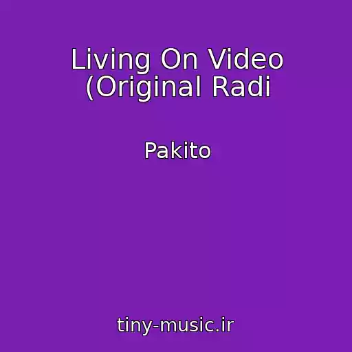 کاور آهنگ Living On Video (Original Radi از Pakito