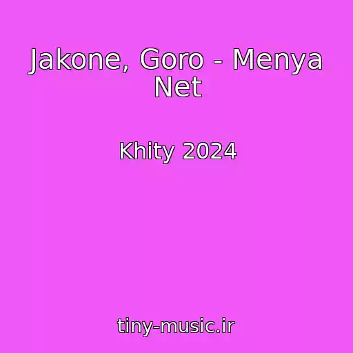 کاور آهنگ Jakone, Goro - Menya Net از Khity 2024