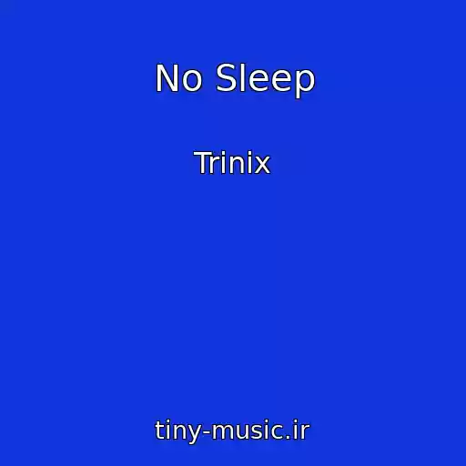کاور آهنگ No Sleep از Trinix