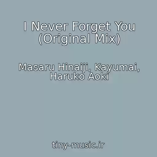 کاور آهنگ I Never Forget You (Original Mix) از Masaru Hinaiji, Kayumai, Haruko Aoki