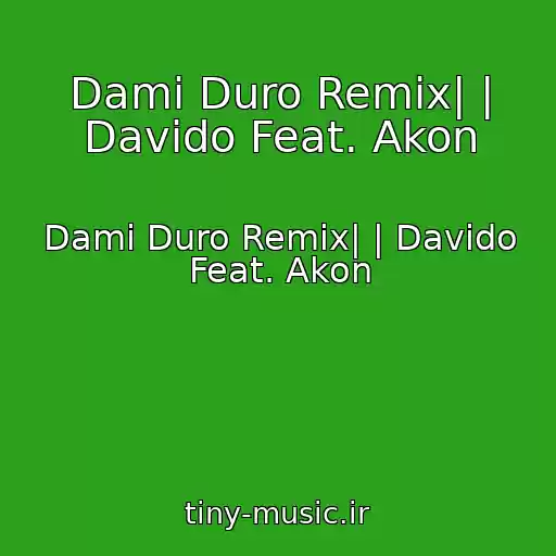 کاور آهنگ Dami Duro Remix| | Davido Feat. Akon از Dami Duro Remix| | Davido Feat. Akon