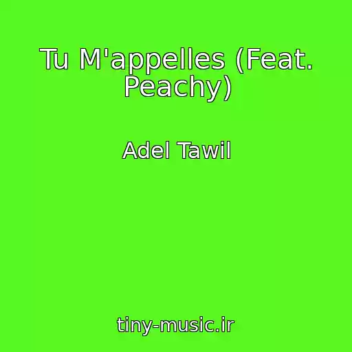 کاور آهنگ Tu M'appelles (Feat. Peachy) از Adel Tawil