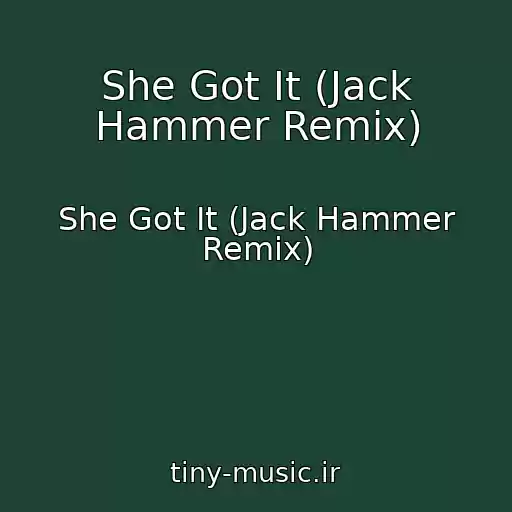 کاور آهنگ She Got It (Jack Hammer Remix) از She Got It (Jack Hammer Remix)