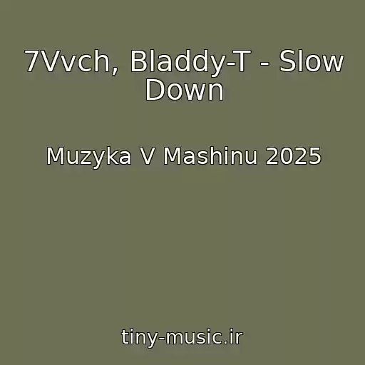 کاور آهنگ 7Vvch, Bladdy-T - Slow Down از Muzyka V Mashinu 2025