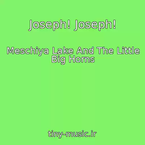 کاور آهنگ Joseph! Joseph! از Meschiya Lake And The Little Big Horns