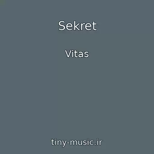 کاور آهنگ Sekret از Vitas