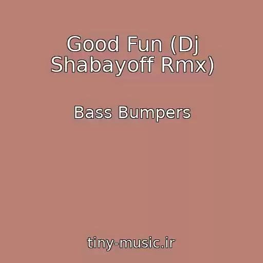 کاور آهنگ Good Fun (Dj Shabayoff Rmx) از Bass Bumpers