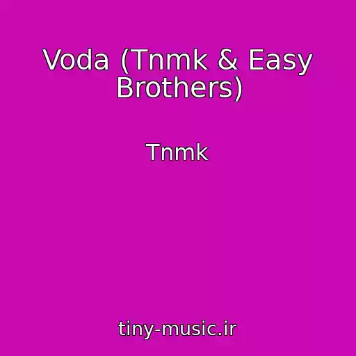 کاور آهنگ Voda (Tnmk & Easy Brothers) از Tnmk
