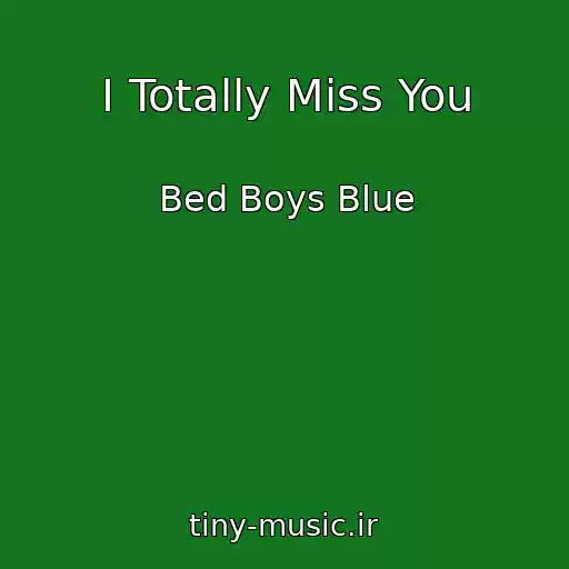 کاور آهنگ I Totally Miss You از Bed Boys Blue