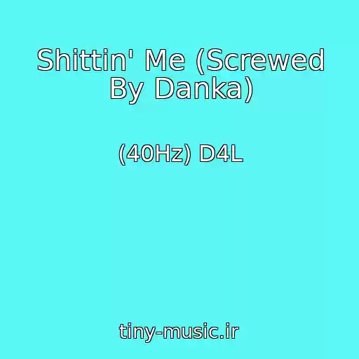 کاور آهنگ Shittin' Me (Screwed By Danka) از (40Hz) D4L