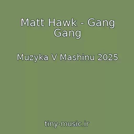 کاور آهنگ Matt Hawk - Gang Gang از Muzyka V Mashinu 2025