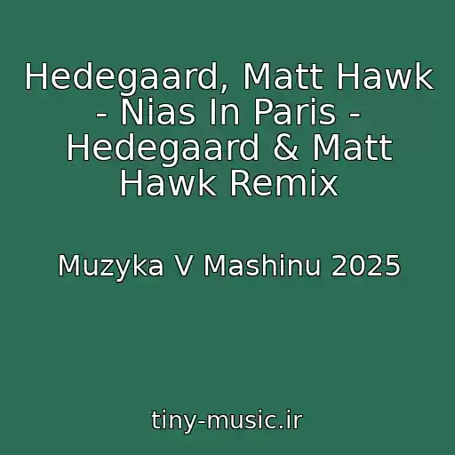 کاور آهنگ Hedegaard, Matt Hawk - Nias In Paris - Hedegaard & Matt Hawk Remix از Muzyka V Mashinu 2025