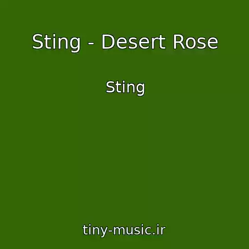 کاور آهنگ Sting - Desert Rose از Sting