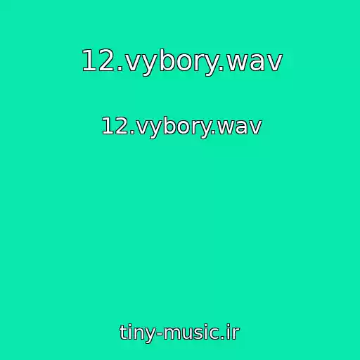 کاور آهنگ 12.vybory.wav از 12.vybory.wav
