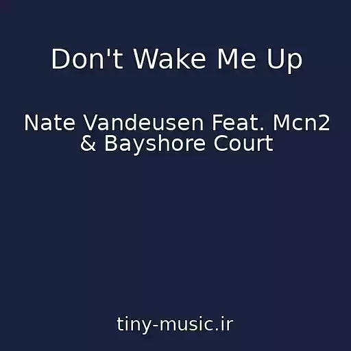 کاور آهنگ Don't Wake Me Up از Nate Vandeusen Feat. Mcn2 & Bayshore Court
