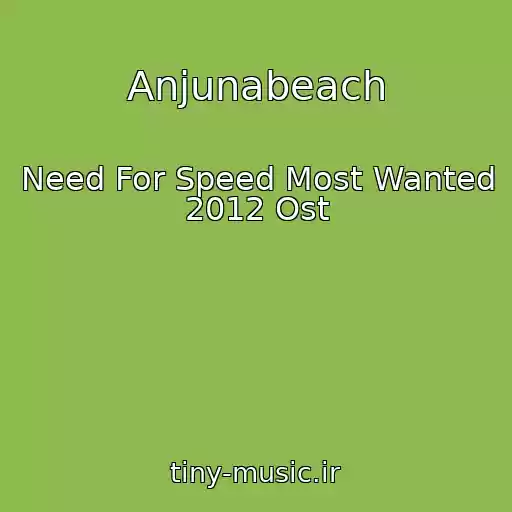 کاور آهنگ Anjunabeach از Need For Speed Most Wanted 2012 Ost
