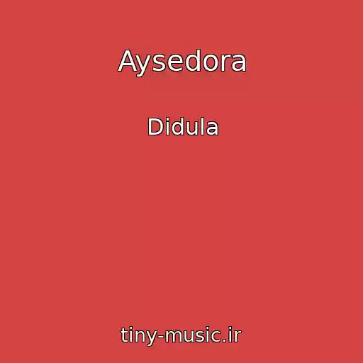 کاور آهنگ Aysedora از Didula