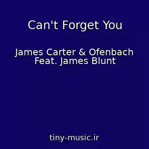 کاور آهنگ Can't Forget You از James Carter & Ofenbach Feat. James Blunt