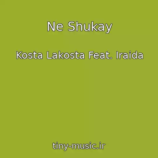 کاور آهنگ Ne Shukay از Kosta Lakosta Feat. Iraida