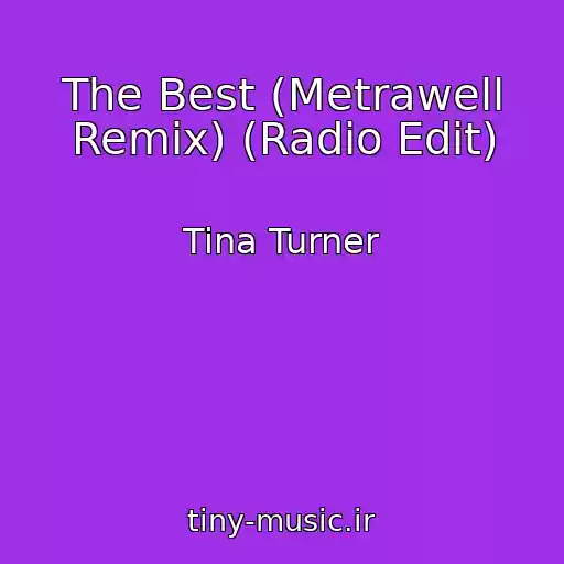 کاور آهنگ The Best (Metrawell Remix) (Radio Edit) از Tina Turner