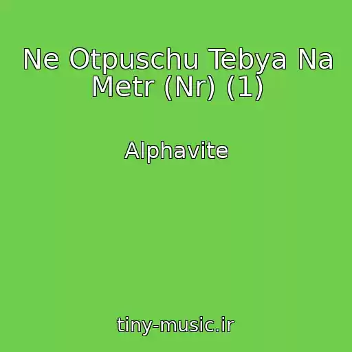 کاور آهنگ Ne Otpuschu Tebya Na Metr (Nr) (1) از Alphavite
