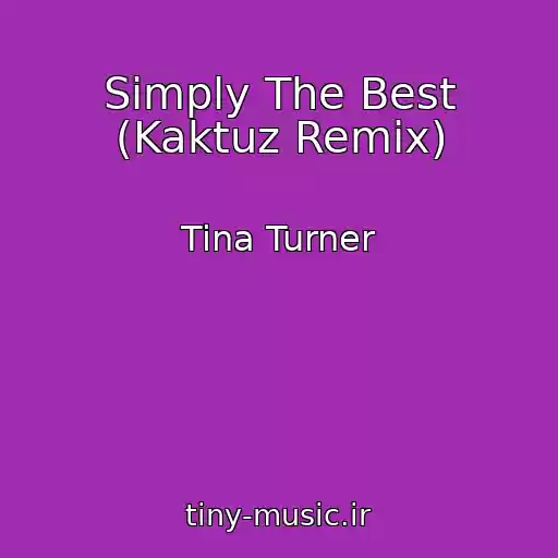 کاور آهنگ Simply The Best (Kaktuz Remix) از Tina Turner