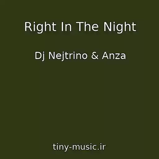 کاور آهنگ Right In The Night از Dj Nejtrino & Anza