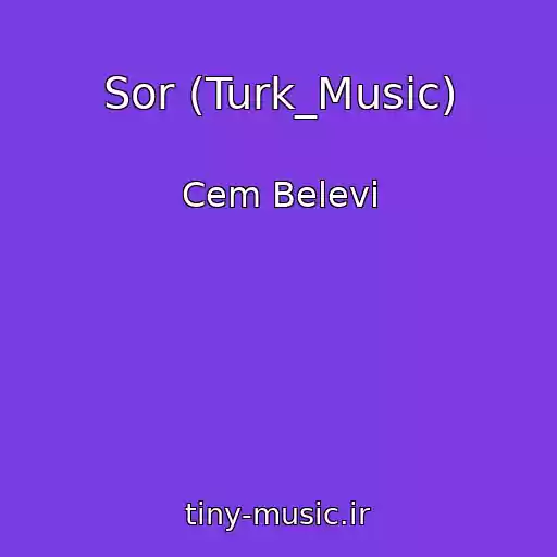 کاور آهنگ Sor (Turk_Music) از Cem Belevi
