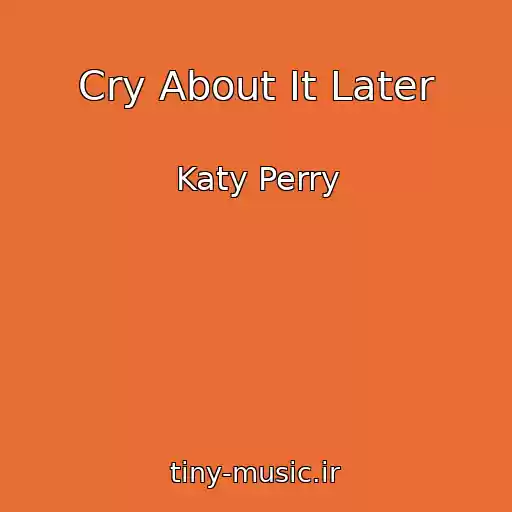 کاور آهنگ Cry About It Later از Katy Perry