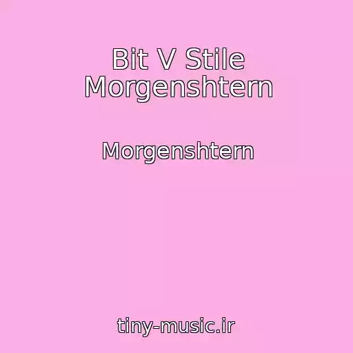 کاور آهنگ Bit V Stile Morgenshtern از Morgenshtern