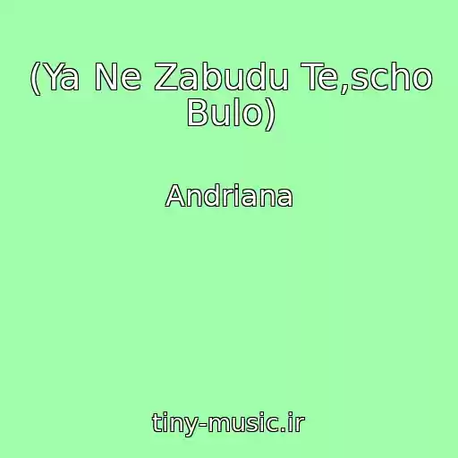 کاور آهنگ (Ya Ne Zabudu Te,scho Bulo) از Andrіana