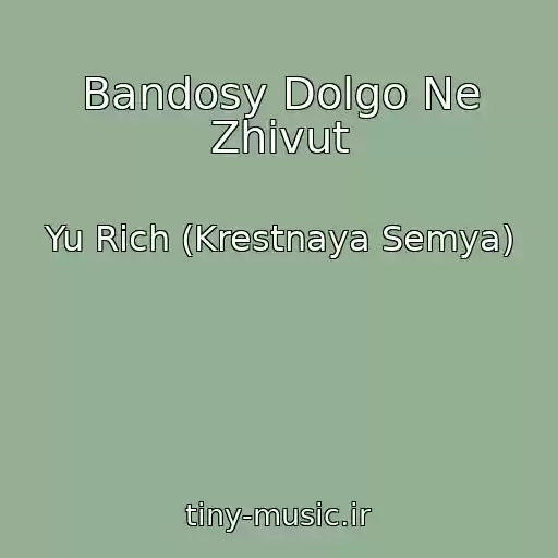 کاور آهنگ Bandosy Dolgo Ne Zhivut از Yu Rich (Krestnaya Semya)