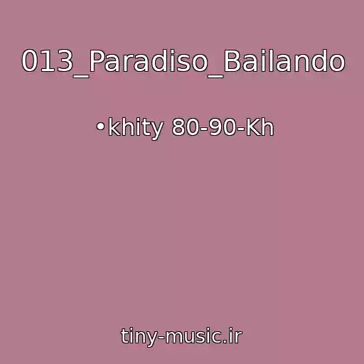 کاور آهنگ 013_Paradiso_Bailando از •khity 80-90-Kh