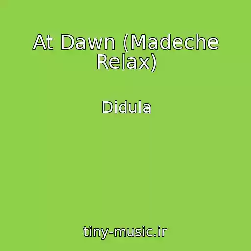 کاور آهنگ At Dawn (Madeche Relax) از Didula