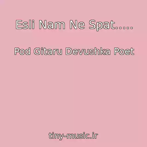 کاور آهنگ Esli Nam Ne Spat..... از Pod Gitaru Devushka Poet