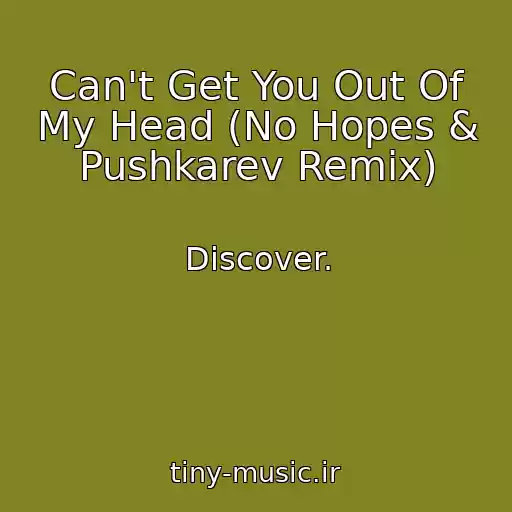 کاور آهنگ Can't Get You Out Of My Head (No Hopes & Pushkarev Remix) از Discover.