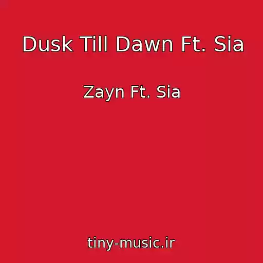 کاور آهنگ Dusk Till Dawn Ft. Sia از Zayn Ft. Sia