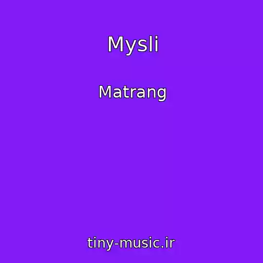 کاور آهنگ Mysli از Matrang