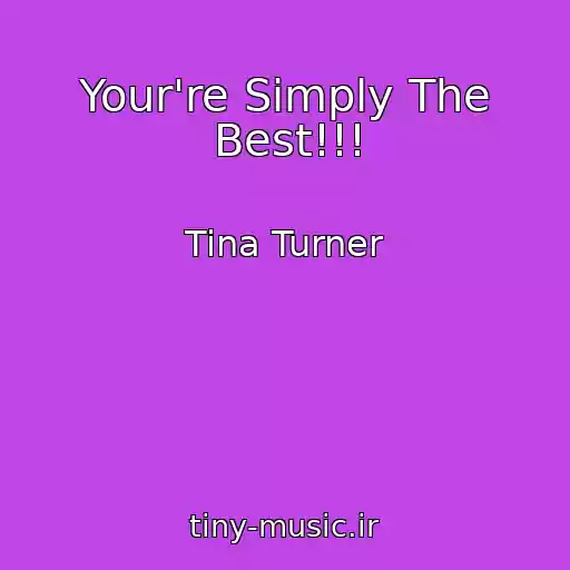 کاور آهنگ Your're Simply The Best!!! از Tina Turner