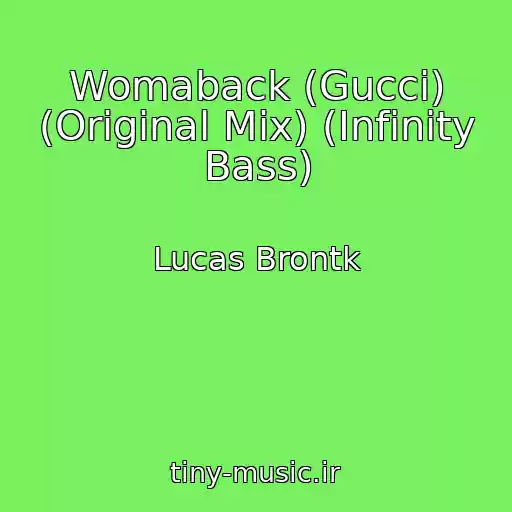 کاور آهنگ Womaback (Gucci) (Original Mix) (Infinity Bass) از Lucas Brontk