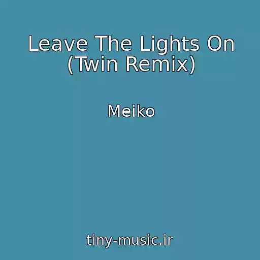 کاور آهنگ Leave The Lights On (Twin Remix) از Meiko