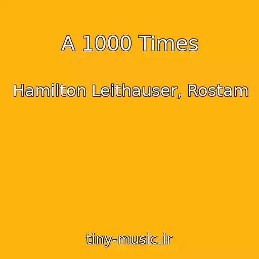کاور آهنگ A 1000 Times از Hamilton Leithauser, Rostam