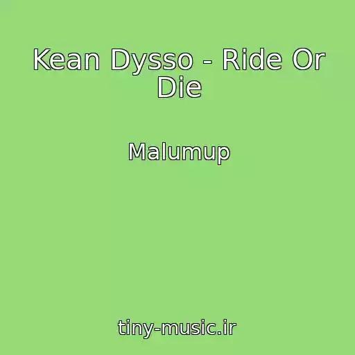 کاور آهنگ Kean Dysso - Ride Or Die از Malumup