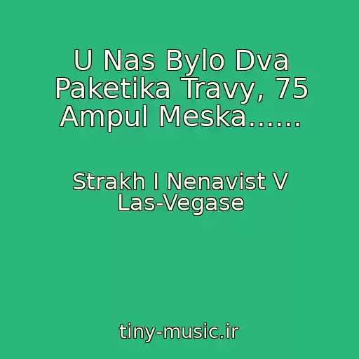کاور آهنگ U Nas Bylo Dva Paketika Travy, 75 Ampul Meska...... از Strakh I Nenavist V Las-Vegase
