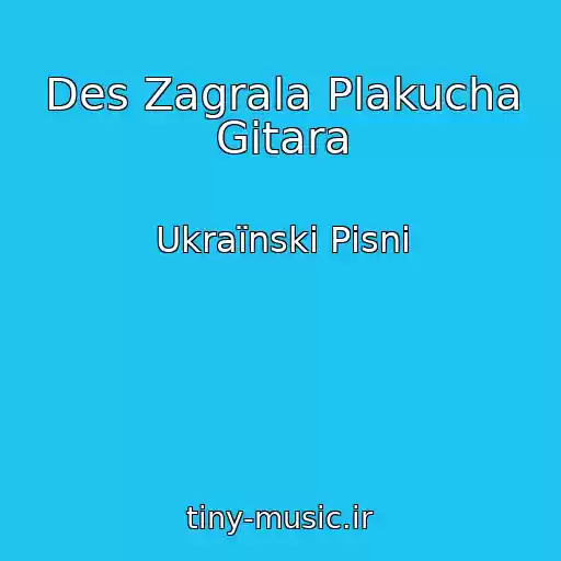 کاور آهنگ Des Zagrala Plakucha Gіtara از Ukraїnskі Pіsnі