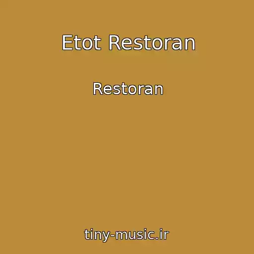 کاور آهنگ Etot Restoran از Restoran