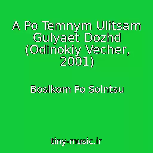کاور آهنگ A Po Temnym Ulitsam Gulyaet Dozhd (Odinokiy Vecher, 2001) از Bosikom Po Solntsu
