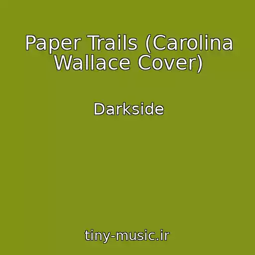 کاور آهنگ Paper Trails (Carolina Wallace Cover) از Darkside